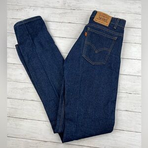 Levi’s Vintage USA Made Orange Tab 505 Straight Jeans 30x34